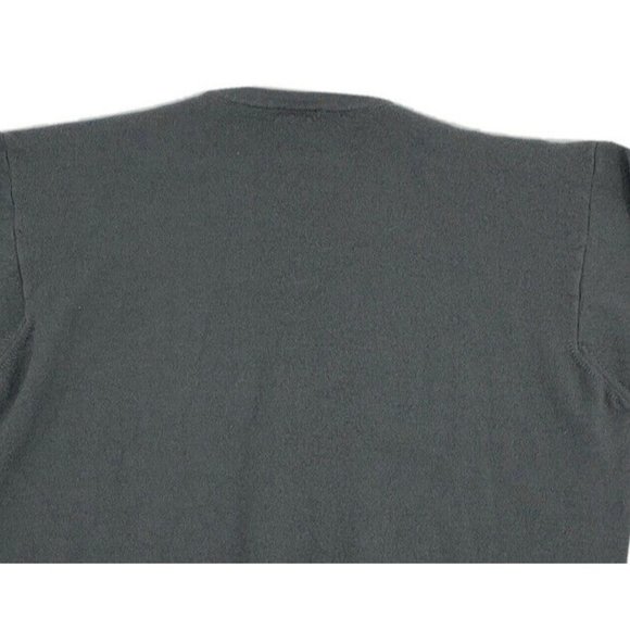 Men's Pebble Beach Collection Long Sleeve V-Neck Sweater Gray Woolmark Golf - Picture 12 of 12